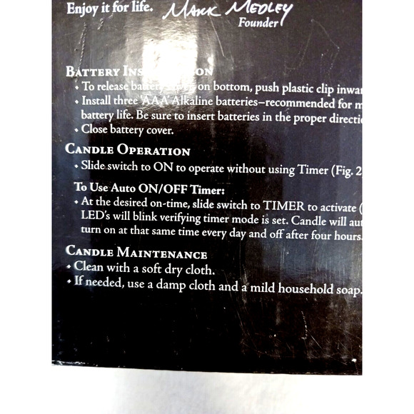 3 PROGRAMMABLE Flameless Candles Vanilla Candles 4 Hour Set Wax flickering flame - Picture 16 of 16